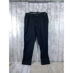 Goodfellow & Co. Women's Black Shiny Hip Tapered Stretch Everyday Pants Medium